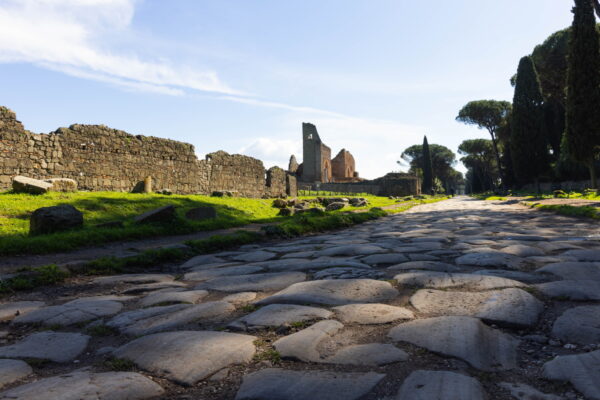 La campagna romana con l’archeologa